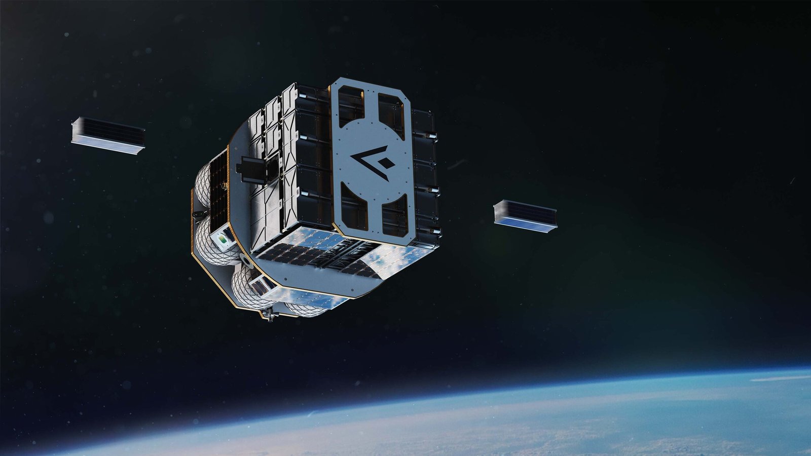 Orbiter, an orbital transfer vehicle being developed by Launcher, will be able to carry up to 90U of cubesats or other smallsats, and fly on both Launcher Light and SpaceX's Falcon 9. © Launcher